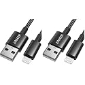 Anker USB A to Lightning Cable, MFi-Certified (2-Pack, 3.3 ft, Black)