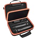 ANKHOH Hard Case ForJBL Wireless Microphone,2 Mics and Receiver Orange