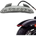 Chopped Fender LED Tail Light Clear For Harley Sportster XL Series(Clear)