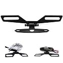 ANKIA Universal Adjustable Motorcycle Fold License Plate Tail Light Holder