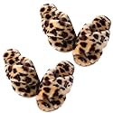 Ankis Womens Fuzzy Cozy Comfy Soft Slippers - 2Pair Fluffy Furry House Slippers Plush Home Ladies Gifts Memory Foam, Cross Band, Open Toe，Indoor/Door Bride Slipper Slides Wedding Ladies Shoes