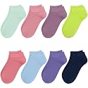 Ankle Socks for Women Thin Bamboo Viscose Breathable Low Cut Soft Casual Ladies Sock 4/8 Pairs