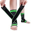 Ankle Support Brace (1pcs),Breathable Ankle Compression Sleeve with Adjustable Wrap,Elastic Ankle Braces Stabilizer for Plantar Fasciitis,Achilles Tendonitis,Sprained Ankle Pain Swelling Relief