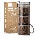 ANKOMN QuarterSeal X7 Airtight Modular Coffee Canister – Single Dose Coffee Bean Storage & Travel Coffee Container - with UV-Protection for Backpacking or Camping - On-the-Go Coffee Accessories