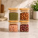 ANKUL - Square Borosilicate Glass Jar with