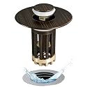 Anlige 3 in 1 Pop Up Bathroom Sink Stopper, Bathroom Sink Drain Strainer