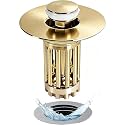 Anlige 3 in 1 Pop Up Bathroom Sink Stopper, Bathroom Sink Drain Strainer