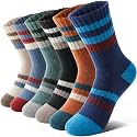 Anlisim Kids Merino Wool Hiking Socks for Boys Girls Toddlers, 6 Pairs