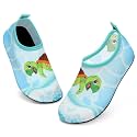 ANLUKE Kids Water Shoes Quick-Dry Barefoot Aqua Socks for Beach &amp; Swim