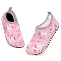 ANLUKE Kids Water Shoes Quick-Dry Barefoot Aqua Socks for Beach &amp; Swim