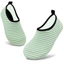 ANLUKE Kids Water Shoes Quick-Dry Barefoot Aqua Socks for Beach &amp; Swim