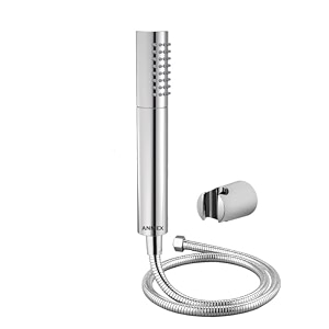 premium multipurpose hand spray hand shower set chrome finish with 15mtr ss shower tube and wall hook ax-hs10