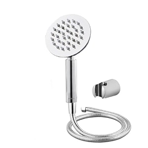 premium multipurpose hand spray hand shower set chrome finish with 15mtr ss shower tube and wall hook ax-hs28