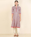 Anmi Printed Women A-line Kurta