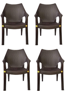 Anmol MAHARAJA Brown Set Of 4 Chair