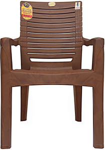 anmol moulded jaguar high back chair strong structure build chair for home garden outdoor plastic cafeteria chair brown set of 1 3 years warranty weight bearing capacity 200 kgs plastic outdoor chair plastic outdoor chair