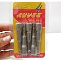 ANMSALES 5 Pcs 8mm 1/4 Shank Hex Nut Driver Set Socket Magnet Head Tip Drill Bit Tool.