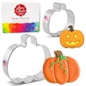 Ann Clark Pumpkin Cookie Cutter Set of 2, Made in USA