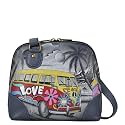 Anna by Anuschka Leather Small Multi Compartment Zip-Around Organizer