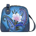 Anna by Anuschka Leather Small Multi Compartment Zip-Around Organizer