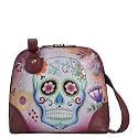 Anna by Anuschka Leather Small Multi Compartment Zip-Around Organizer