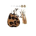 ANNA CREATIONS Latest Stylish Golden combo of Resin Tassel pearl stud hoop earrings set for Women Girls