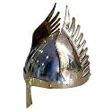AnNafi® Winged Viking helmet | Norman Nasal King Helmet | Deluxe Viking Helmet Armor | Winged Helmet Emperor Wings Armour Helmet for Adult | Medieval Costumes Helm SCA LARP Replica Costume Cosplay