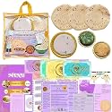 Annapurna Thali Kitchen Play Set – Soft Fabric Indian Food Toy with Roti, Rice, Daal, Bhindi Sabzi &amp; Traditional Thali | Kids Kitchen Role Play Toy