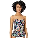 Anne Cole womens Front-shirred Bandeau One-piece Swimsuit One Piece Swimsuit