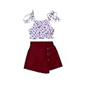 ANNECA Baby Girls Polka Dot Tie-Shoulder Crop