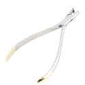 Annhua Distal End Cut Plier with Mini Head & Longer Handle, Hold & Cut Hard and Soft Wire Orthodontic Cutter Dental Surgical Instrument Tool