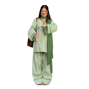 ANNI Designer Cora Cotton Farshi Salwar Suit