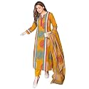 ANNI Designer Cotton Blend Printed Straight Kurta