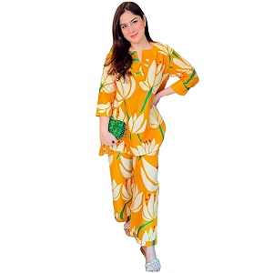 ANNI DESIGNER Cotton Blend Womens Kurta with