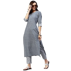 ANNI DESIGNER Cotton Blend Women Kurta Pant
