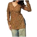 ANNI Designer Cotton Short Kurti for Women
