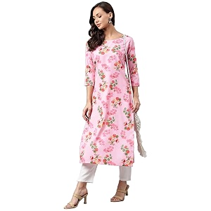 ANNI DESIGNER Crepe Womens Regular Kurta