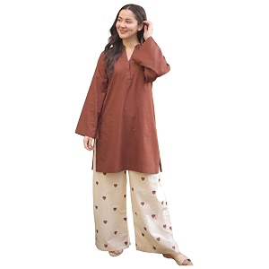 anni designer farshi salwar suit set for women viscose solid  co-ords set for woman  kurta palazzo 2 piece outfit  mandarin neck full sleeve regular fit ethnic dress stylish womens