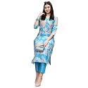 ANNI Designer Women39s Chanderi Straight Printed 2Pc