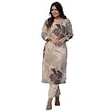 ANNI Designer Women39s Chanderi Straight Printed 2Pc