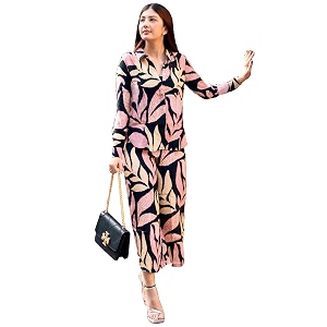 anni designer women39s cotton blend printed ethnic co-ord set