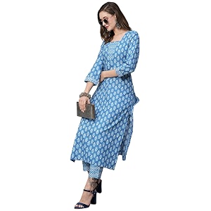 ANNI DESIGNER Womens Cotton Kurta with Pant