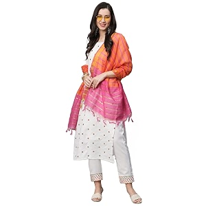ANNI DESIGNER Womens Cotton Blend Kurta with