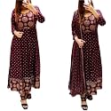 ANNI DESIGNER Women39s Cotton Blend Straight Kurta