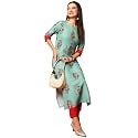ANNI DESIGNER Women39s Cotton Blend Kurta With