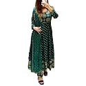 ANNI DESIGNER Women39s Cotton Blend Straight Kurta