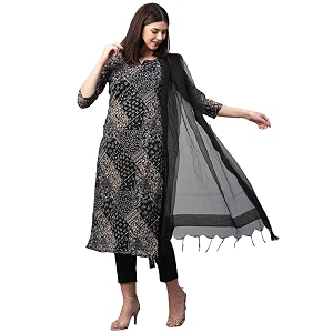 ANNI DESIGNER Womens Georgette Kurta with Pant