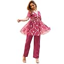 ANNI DESIGNER Women39s Georgette Embroidered Straight Co-Ord