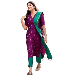 ANNI Designer Womens Rayon Viscose Printed Straight
