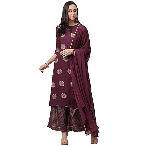 ANNI DESIGNER Womens Rayon Straight Kurta